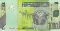 Congo Democratic Republic 1000 Francs Kanioka Box - Okapi - 2013