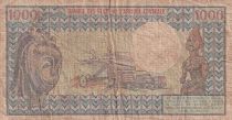 Congo Republic 1000 Francs - Makoko I - Pointe Noire - 1981 - Série Q.8 - VG - P.3e