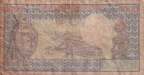 Congo Republic 1000 Francs - Makoko I - Pointe Noire - 1983 - Série Y.10 - VG - P.3e