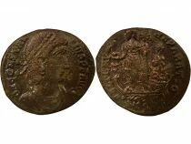Constantius II - Maiorina, Galley & Emperor - 350 / 355 Thessaloniki