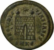 Constantius II - Nummus, Camp Gate - 327 / 328 Cyzicus