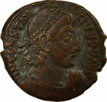 Constantius II - Nummus, Soldier spearing Horseman - 355 / 361 Antioch