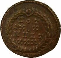 Constantius II - Nummus, Twenty-Year Wishes - 347 / 348 Constantinople