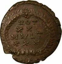 Constantius II - Nummus, Twenty-Year Wishes - 347 / 348 Cyzicus