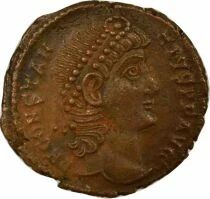 Constantius II - Nummus, Twenty-Year Wishes - 347 / 348