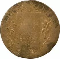 Convention - Sol with Balances - 1793 BB Strasbourg