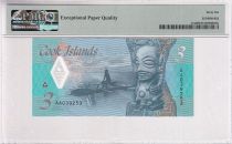 Cook Islands 3 Dollars - Ina - Shark - PMG 66 EPQ