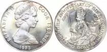 Cookinseln 2 Dollars Elizabeth II - Coronation - 1953-1973 - Silver