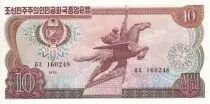 Corea 10 won - Statue Chollima - Factory - 1978 - UNC - P.20b