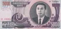 Corea 1000 won - Kim Il Sung - 2002 - P.45a