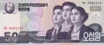 Corea 50 Won - Young workers - 2002 - UNC - P.60