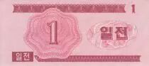 Corea del Norte 1 Chon Red - 1988