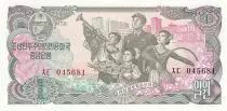 Corea del Norte 1 Won - Family - Soldiers - 1978 - P.18