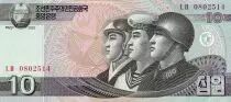 Corea del Norte 10 Won - Military - 2002 - UNC - P.59