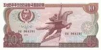 Corea del Norte 10 won - Statue Chollima - Factory - 1978 - P.20e