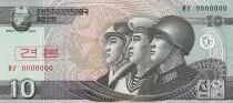 Corea del Norte 10 Won Soldiers - 2002 (2009) - Specimen