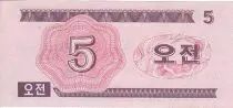 Corea del Norte 5 Chon Pink