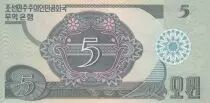 Corea del Norte 5 Won Statue Chollima - 1988