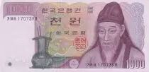 Corea del Sud 1000 Won - Yi Hwang - ND (1983) - P.47