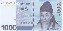 Corea del Sud 1000 Won Yi Hwang - 2007