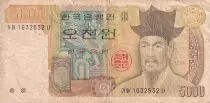 Corea del Sud 5000 Won - Yi - ND (1983) - P.48