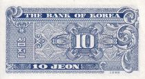 Corée du Nord 10 Jeon- Bleu - 1962 - NEUF - P.28
