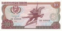Corée du Nord 10 won - Statue Chollima - Usine - 1978 - NEUF - P.20e