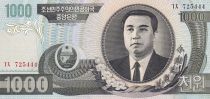Corée du Nord 1000 won - Kim Il Sung - 2002 - P.45a