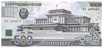 Corée du Nord 500 Won Immeuble gouvernemental - Pont - 1998