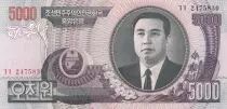 Corée du Nord 5000 won - Kim Il Sung - 2006