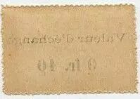 Costa de Marfil 0.10 Franc Postage Stamp - 1920