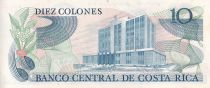 Costa Rica 10 Colones - Rodrigo Facio Benes - 1985 - Serial D - P.273b