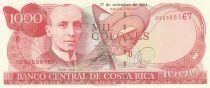 Costa Rica 1000 Colones - T. Soley Guell - Illustration de l\'Institut national d\'assurance - 27-09-2004 - S&eacute;rie D