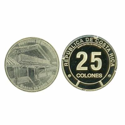 Costa Rica 25 Colones - Guanacaste Province - 2023