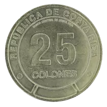 Costa Rica 25 Colones - Province de Limon - 2025