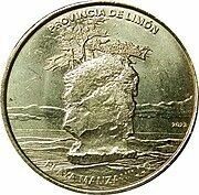 Costa Rica 25 Colones - Provinvia de Limon - 2023