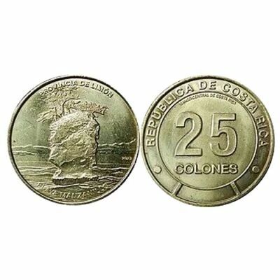 Costa Rica 25 Colones - Provinvia de Limon - 2023