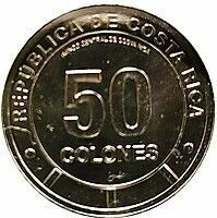 Costa Rica 50 Colones - Crab - KM247 - 2023