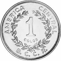 Costa Rica Lot 6 pi&egrave;ces 5 Centimos &agrave; 2 Colones COSTA RICA 1953 &agrave; 1990