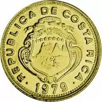 Costa Rica Lot 6 pi&egrave;ces 5 Centimos &agrave; 2 Colones COSTA RICA 1953 &agrave; 1990