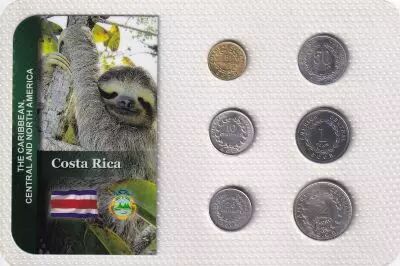 Costa Rica Set of 6 Coins - Various Years
