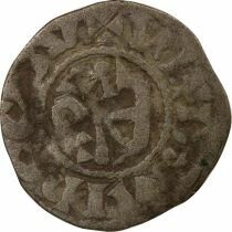 County of Anjou - Silver Denier, in the name of Foulques - 1109 / 1151 Angers