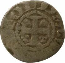 County of Anjou - Silver Denier, in the name of Foulques - 1160 / 1190 Angers
