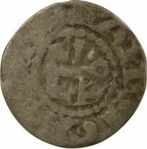 County of Anjou - Silver Denier, in the name of Foulques - 1160 / 1190 Angers