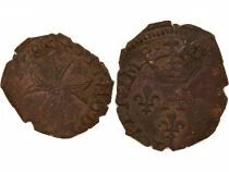 County of Desana, Delfino Tizzone - Liard with Saint Esprit Cross - 1585