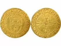 County of Provence, Louis XII - Gold Ecu with Sun - 1498 /1507 Aix en Provence