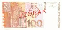 Croacia 100 Kuna Ivan Mazuranic - Rijeka