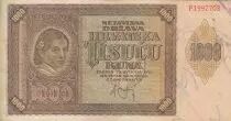 Croacia 1000 Kuna - Young girl - Mountains - 26-05-1941 - Serial P