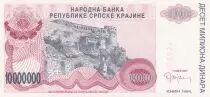 Croacia 10000000 Dinara - Arms - Eagle - 1994 - Serial A - P.R.34