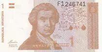 Croacia 5 Dinara - R. Boskovic - Cathedral of Zagreb - 1991 - TB